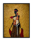 Original painting of African Beauty-Chi by Sonia Malboeuf