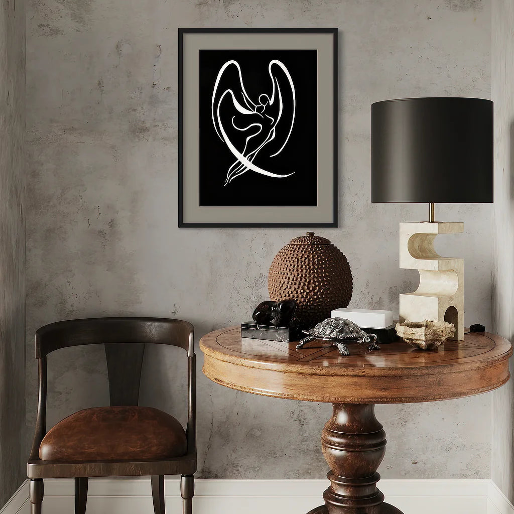 Celestal Lovers canvas print by Sonia Malboeuf