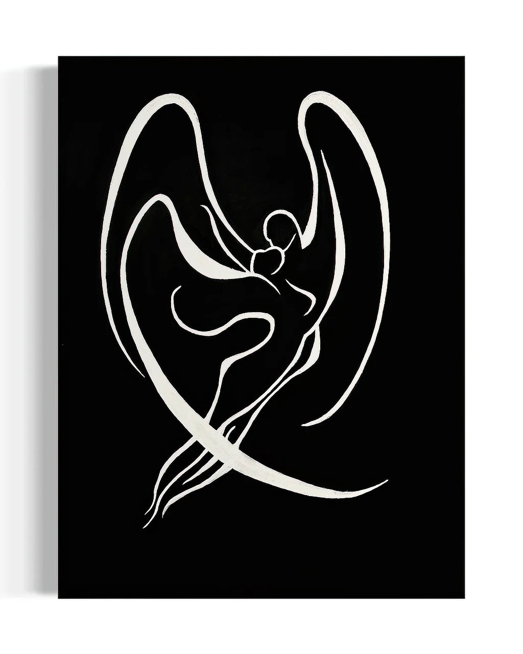 Original painting of Celestial Lovers by Sonia Malboeuf