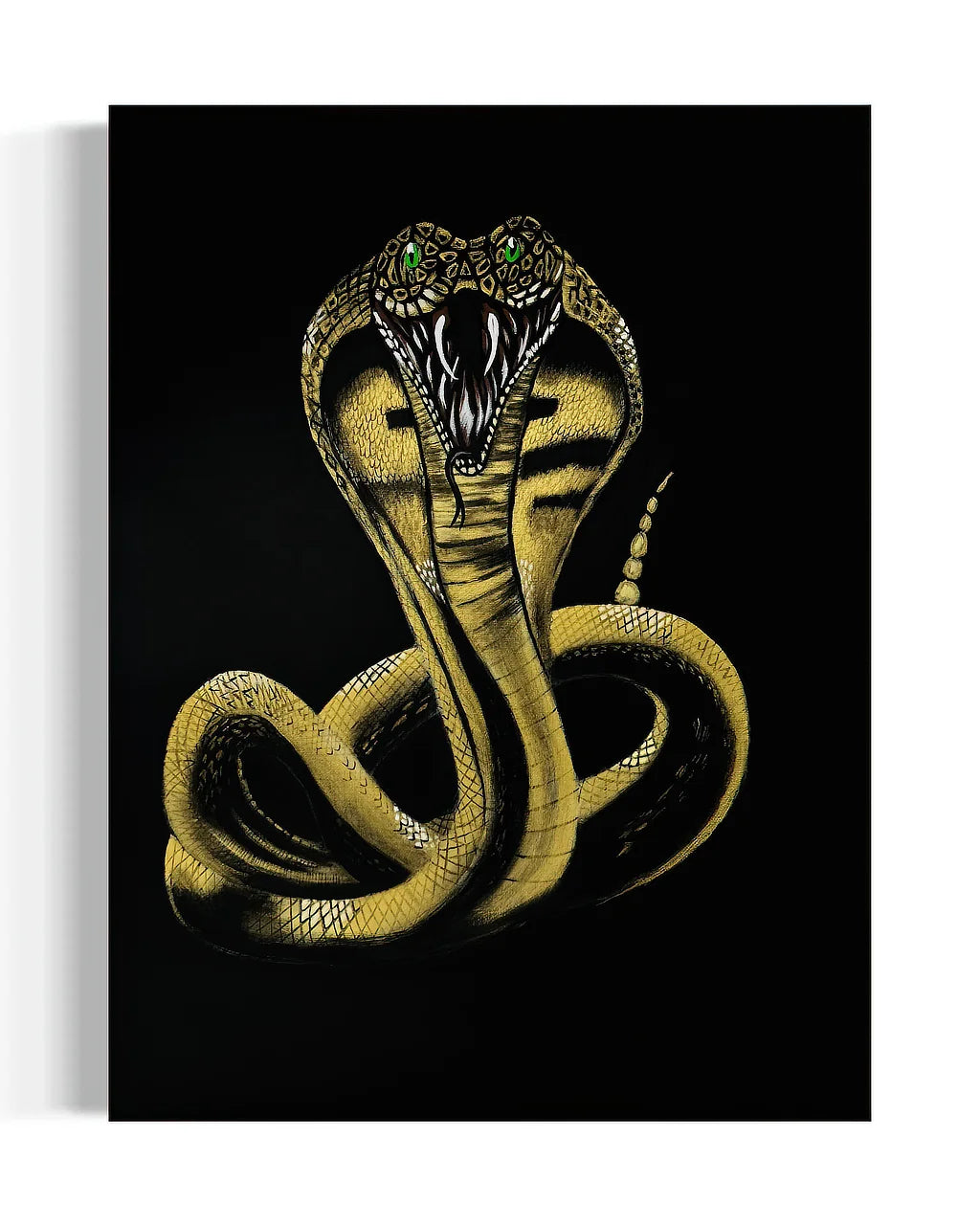 Original painting of King Cobra-Venom by Sonia Malboeuf