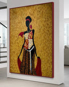 Extra large awesome canvas print of African Beauty-Chi by Sonia Malboeuf