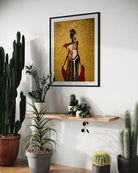 Awesome paper print of African Beauty-Chi by Sonia Malboeuf