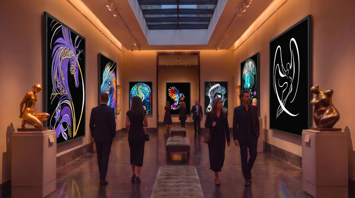 BLACK Canvas Originals museum-wrap DREAM the Magic art prints, in various sizes up to 72x54 inches.